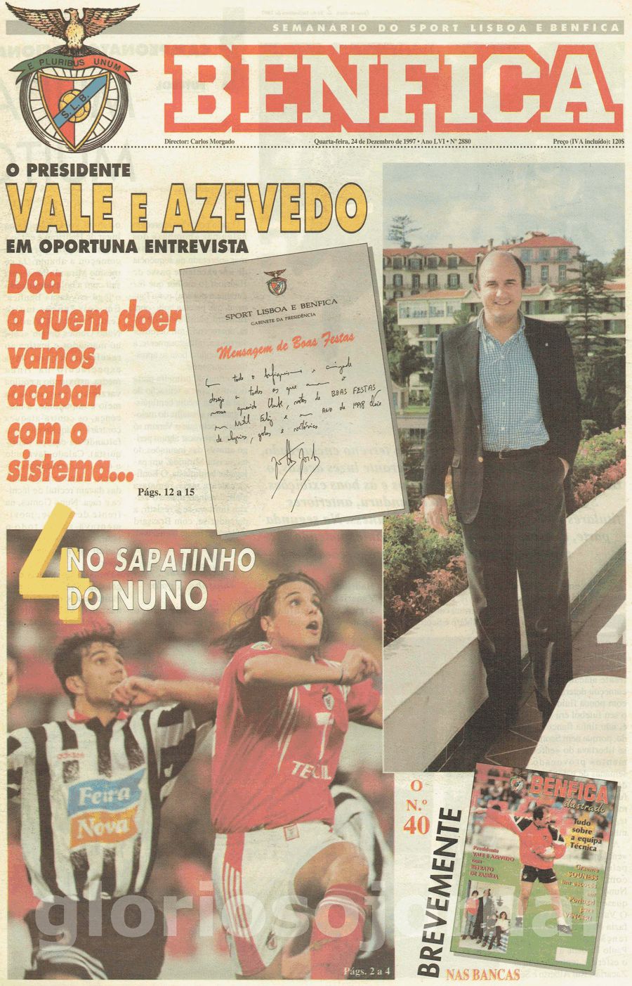 jornal o benfica 2880 1997-12-24